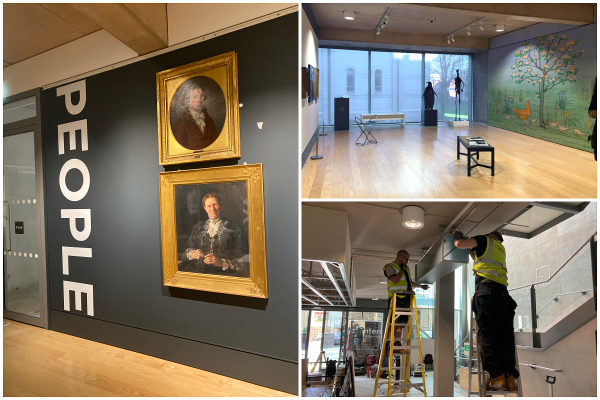 The Wilson Art Gallery renovation work